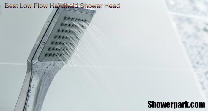 best low flow handheld shower head