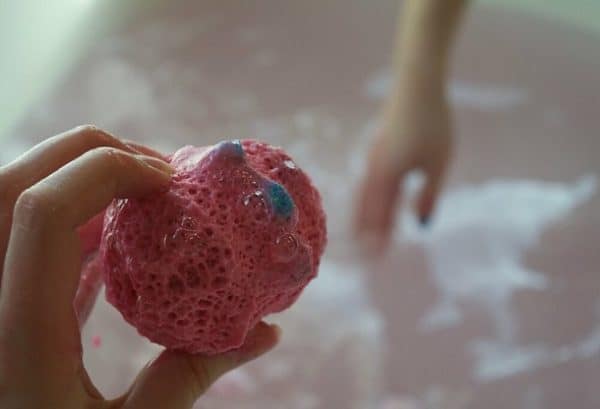 how to use bath bombs in shower