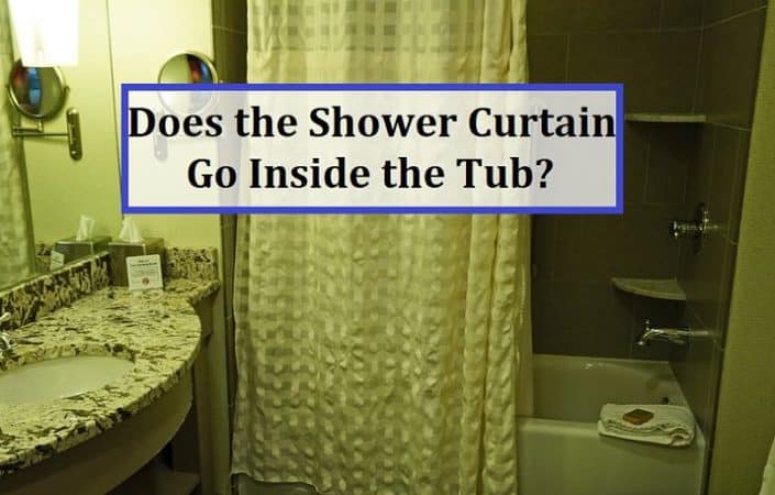 The Shower Curtain Go Inside Tub, Inside Shower Curtain