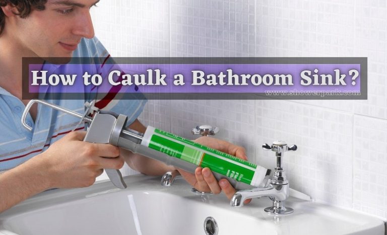 conatc paper around bathroom sink