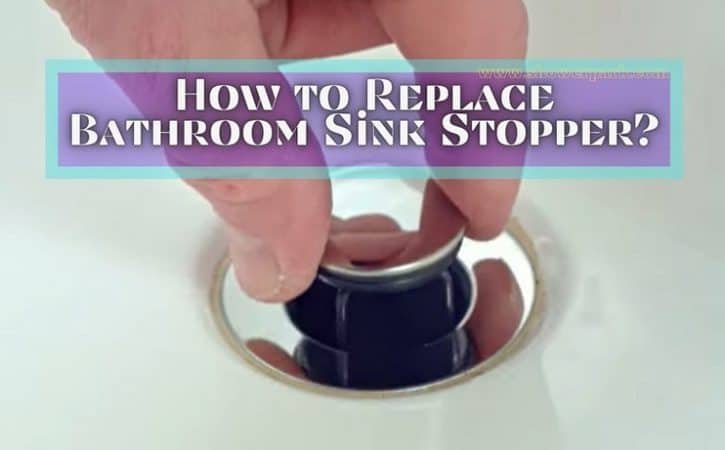 bathroom sink stopper disconnected